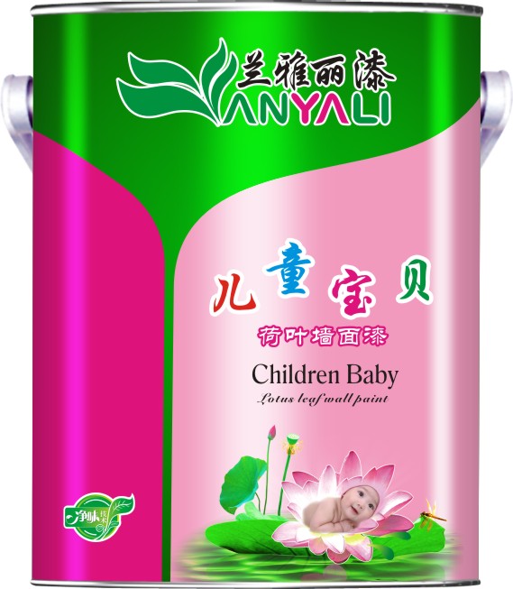 兒童寶貝荷葉環(huán)保內(nèi)墻漆